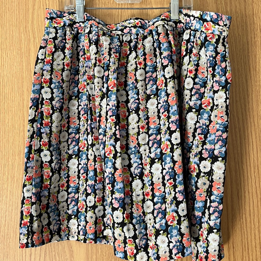 J Crew Floral skirt